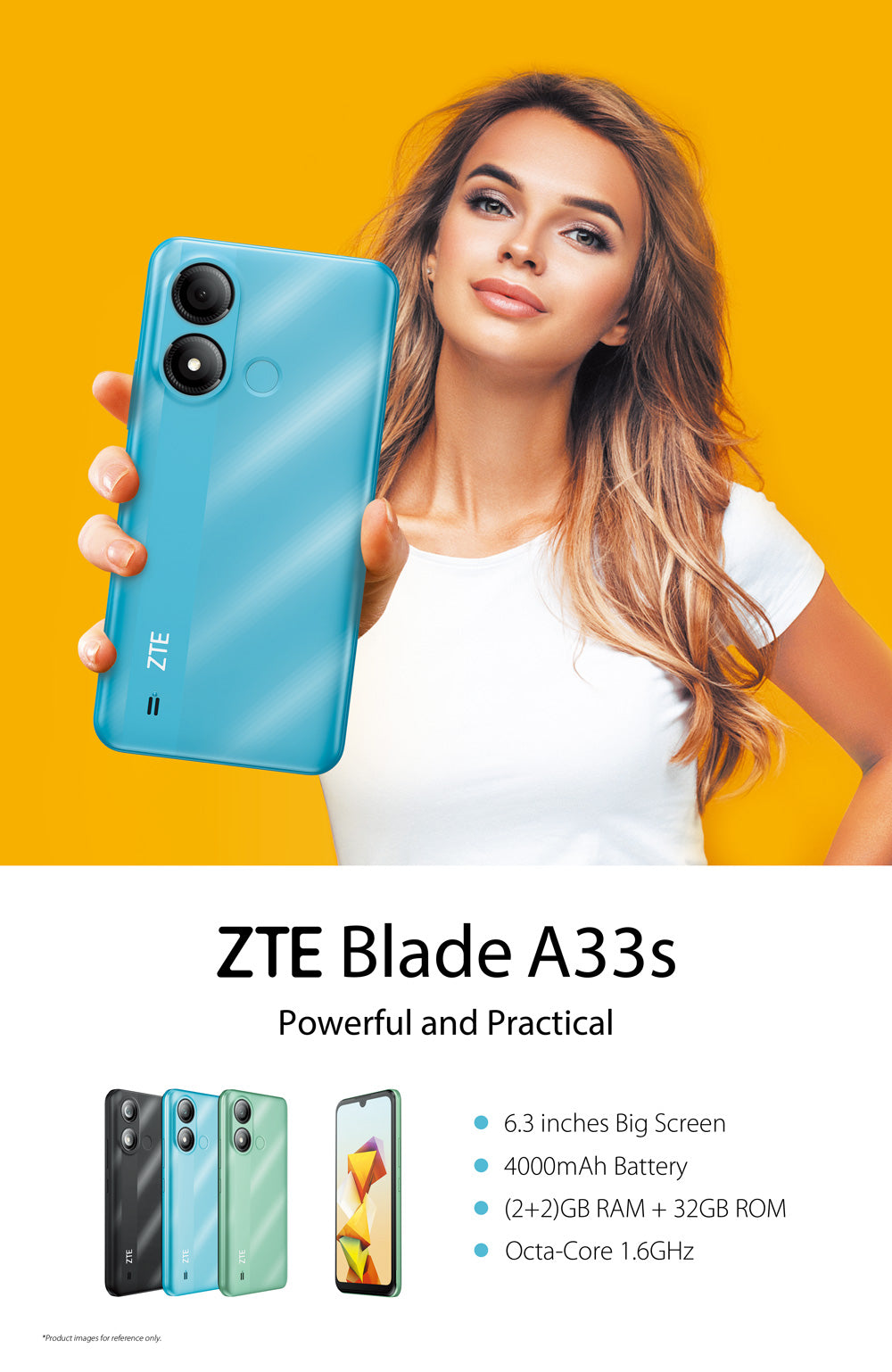 ZTE blade A33s