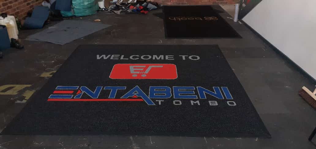 Custom logo mats