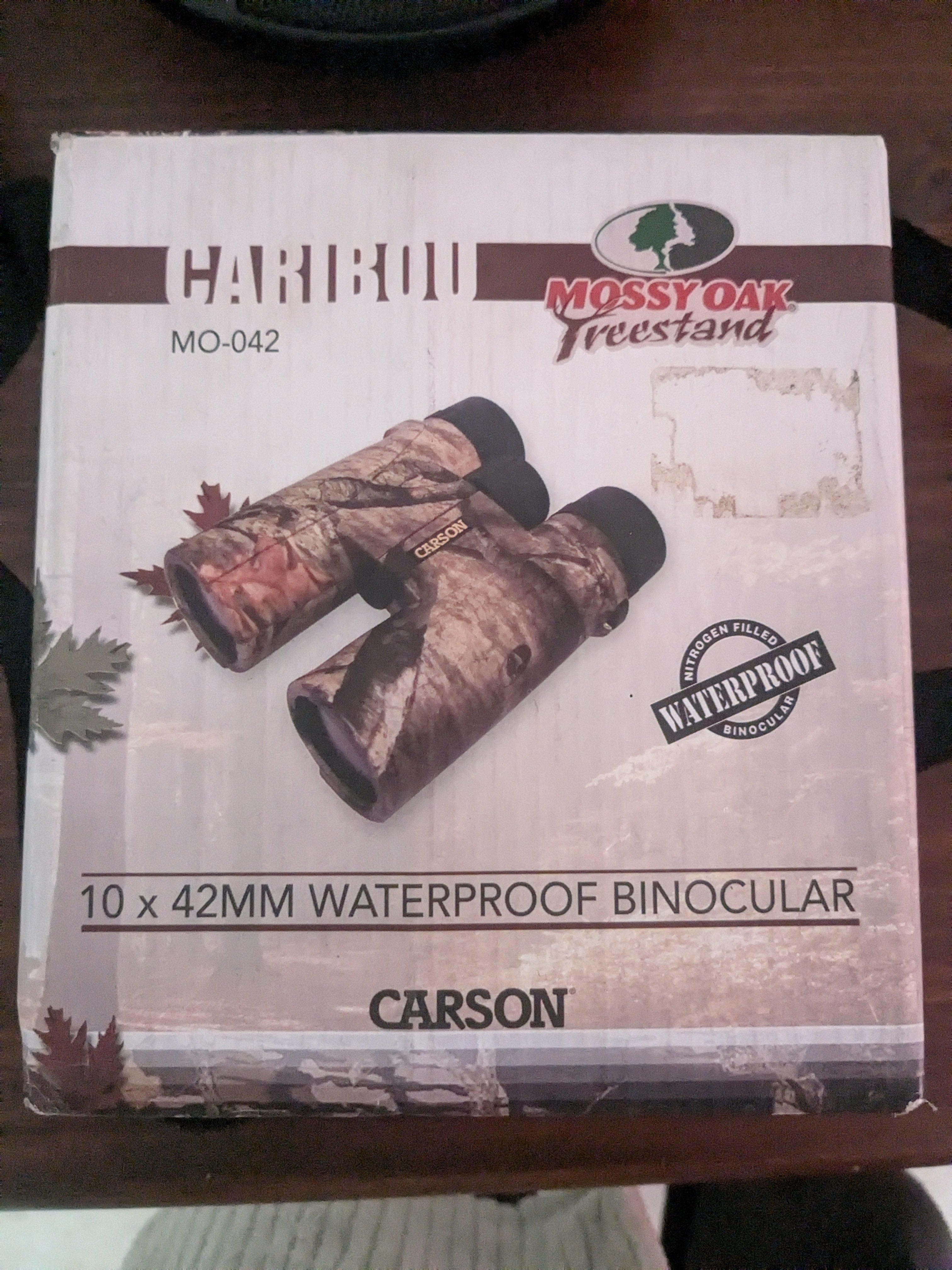 Carson Caribou 10x42 Binoculars (Mossy Oak)