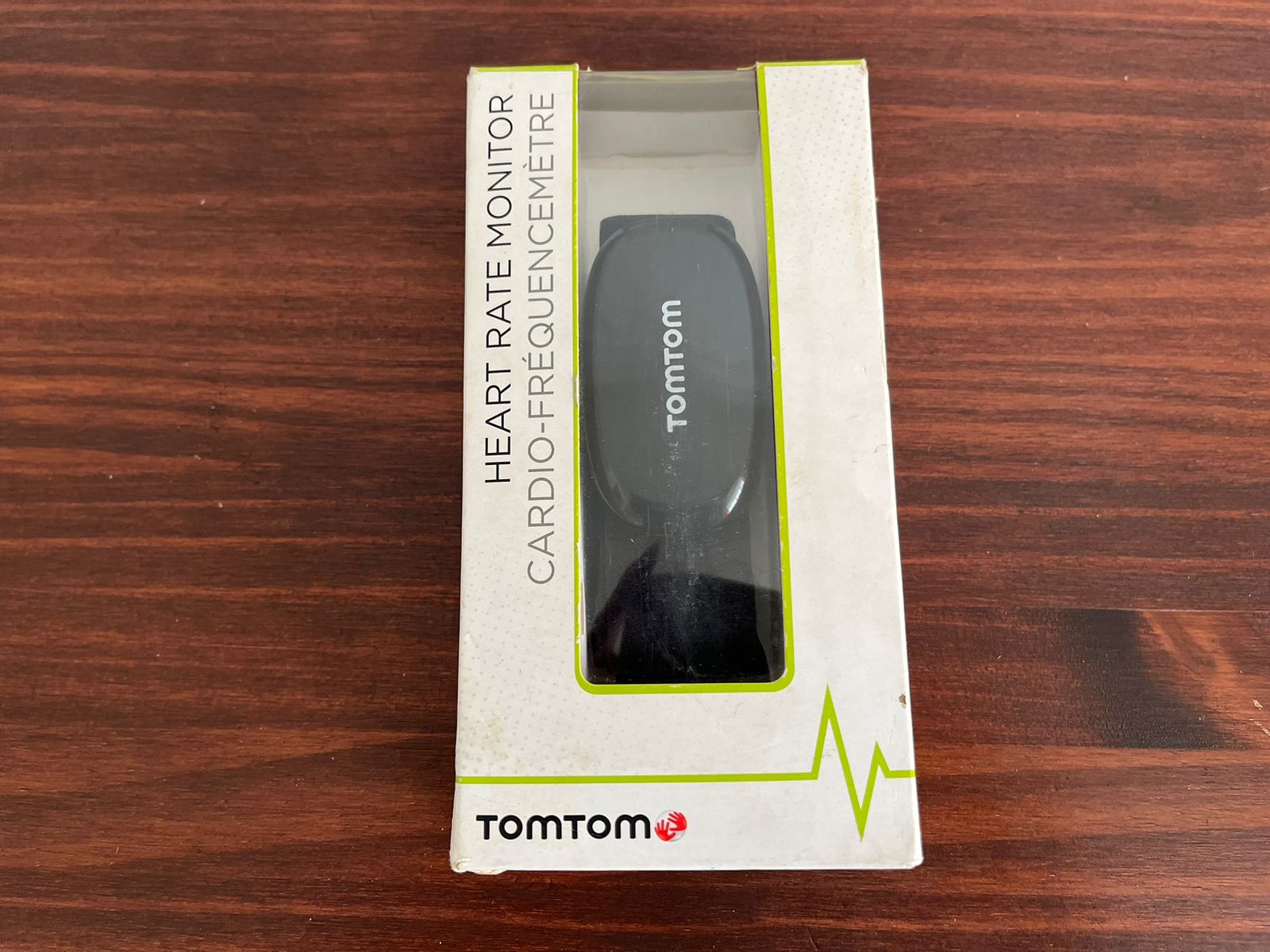 TomTom Runner GPS Watch with a TomTom Heart Rate Monitor included.