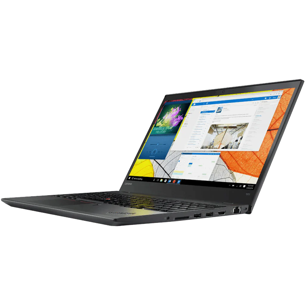 Lenovo ThinkPad T570 15.6 Inch Business Laptop; i5 7200u; 8GB PC4; 128GB SSD; Win10Pro; Refurb Black Friday Special